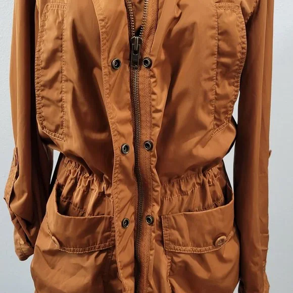 J. CREW lightweight hoodie jacket Sz 6 - Picture 5 of 9